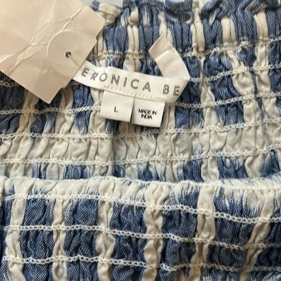 Veronica Beard Aloya Smocked Skirt Large NWT - Picture 5 of 14